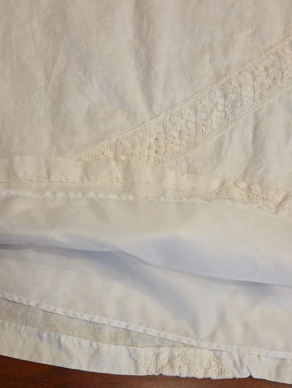Saint Tropez West White A-Line Skirt Size 14 - Picture 4 of 4